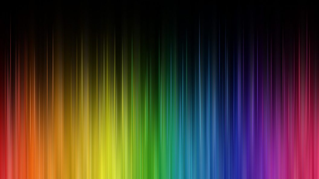 rainbow colors