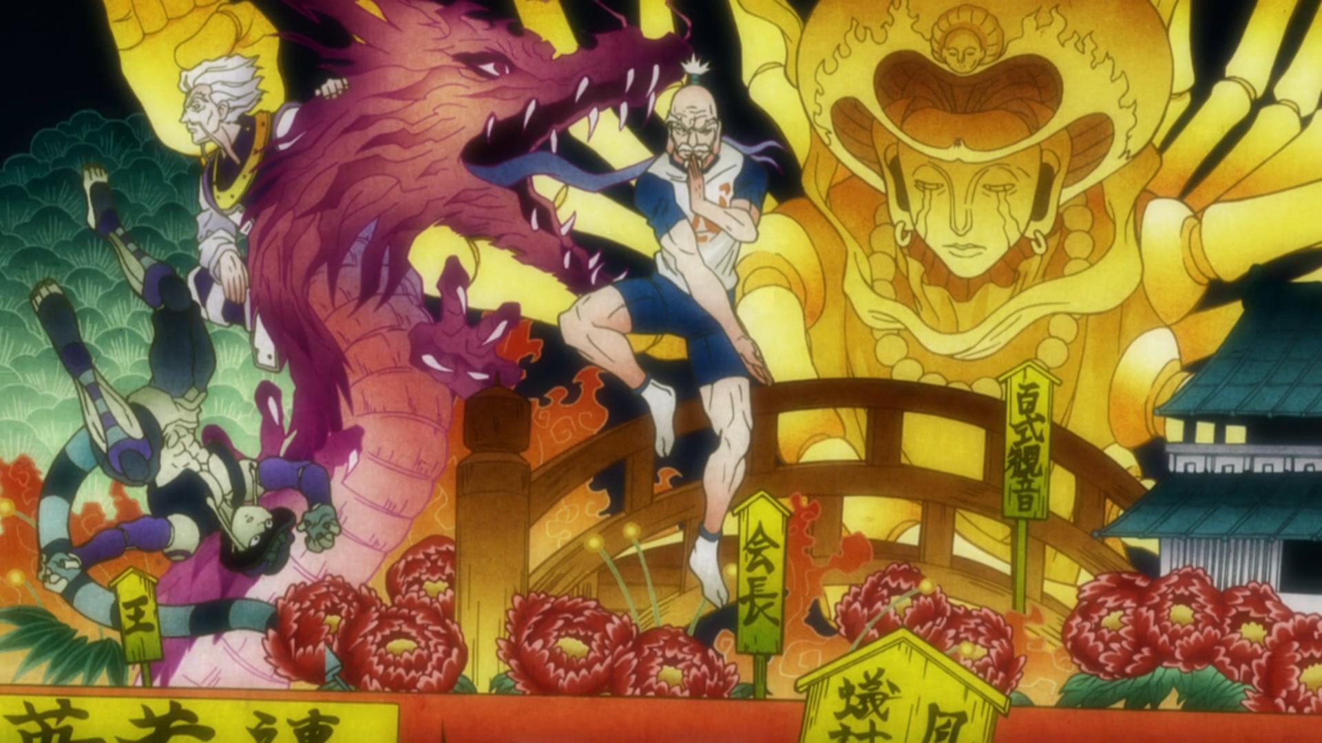 hunter x hunter meruem vs netero statue