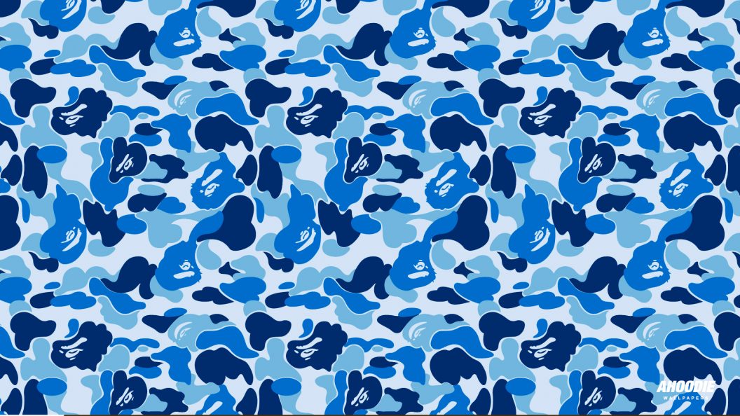 Bape Blue Camo Wallpaper – 