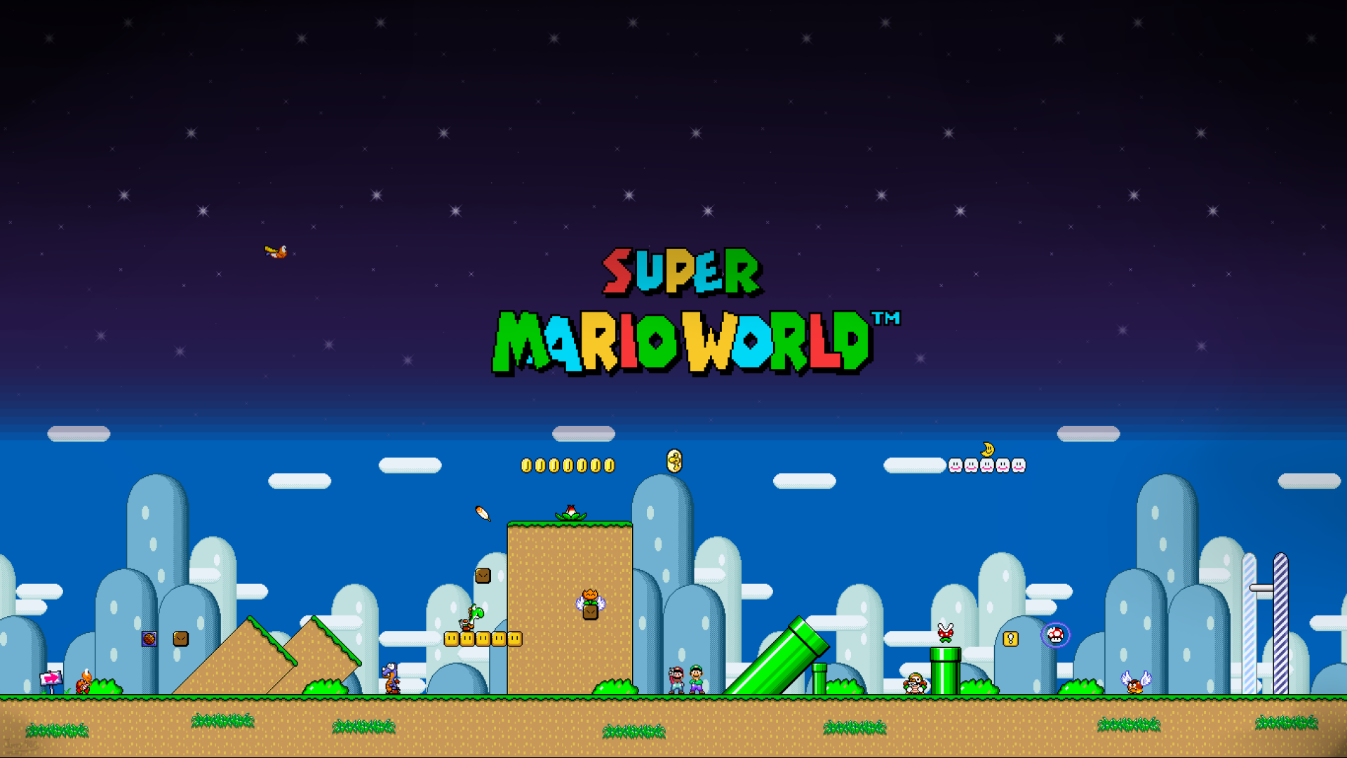 Игры mario world. Mario World. Супер Марио ворлд. Super Mario World фон. Super Mario World background.