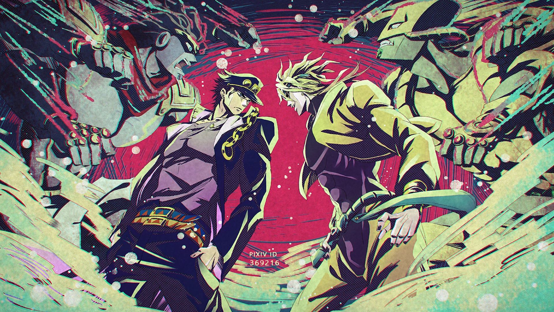 jotaro vs dio – PS4Wallpapers.com