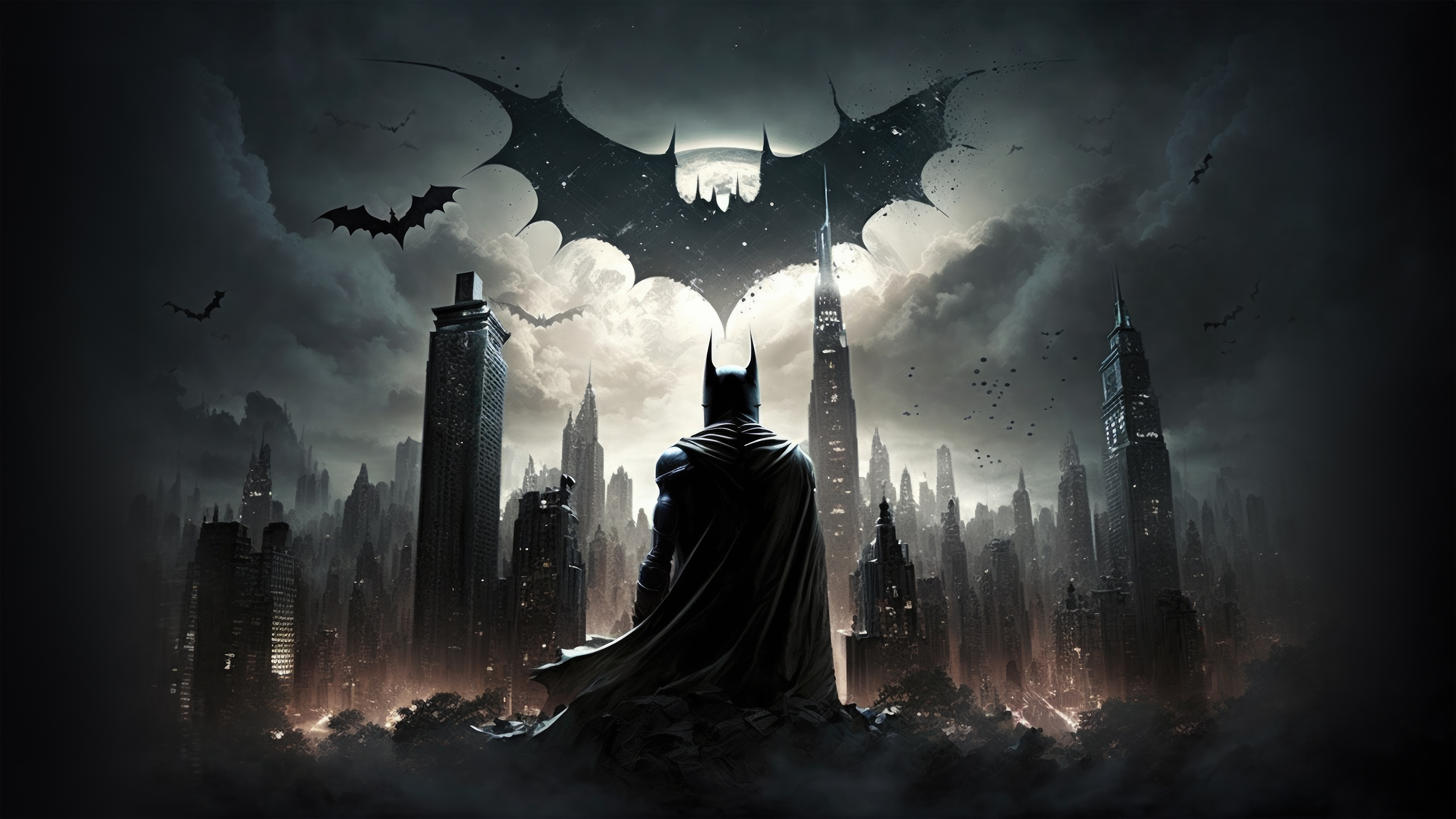 Batman, Black, White background | TOP Free images